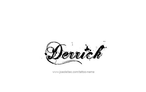 tattoos of names on hand|cute female derick name tattoos.